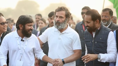 राहुल गांधी-कन्हैया कुमार फाइल (फोटो- भारत जोड़ो यात्रा)