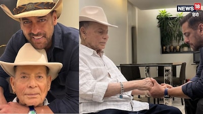 सलमान ने पिता सलीम खान संग शेयर की   तस्वीरें( फोटो साभार-@beingsalmankhan)