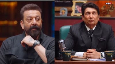 संजय दत्त ने शेखर सुमन के शो पर शिरकत की थी. (फोटो साभार इंस्टाग्राम bollywoodsocietyy)