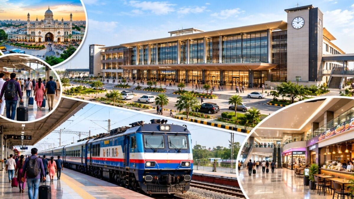 लखनऊ के ट्रांसपोर्ट नगर में बनेगा 7 मंजिला रेलवे स्टेशन