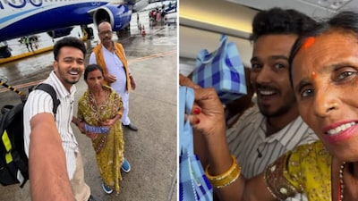 Bihar Vlogger Surprises Parents With Their First-Ever Flight Trip