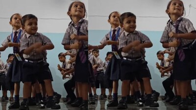 Kids' 'Oh Ho Ho Ho' Dance in School Uniform Goes Viral, Winning Hearts with Innocence.