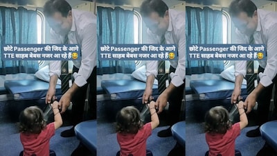 Cute Toddler Snatches Tab From TTE in Viral Train Video