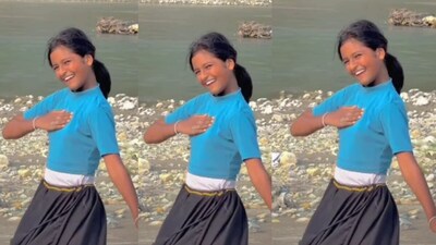 Viral Video: Little girl's cute dance by the river steals internet hearts