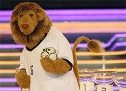 Mascotte Goleo Géant – Coupe Du Monde FIFA 2006 (Allemagne) – 60 Cm (Très Bon état)