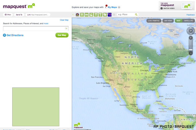 MapQuest beta version has a cleaner, simpler look - News18