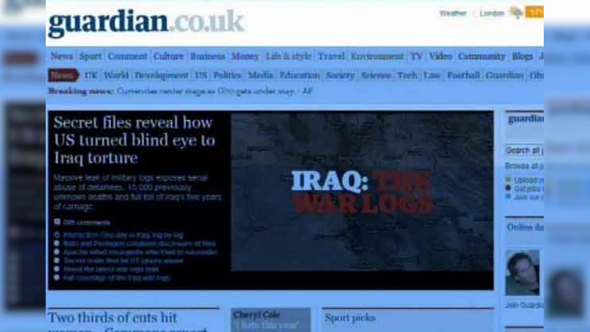 WikiLeaks releases 400,000 US files on Iraq war - News18