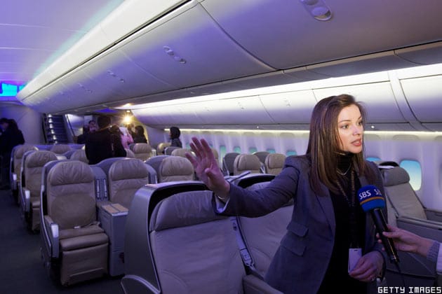 Inside the new Boeing 747-8 Intercontinental - Photogallery Inside the new Boeing 747-8 Intercontinental - Photogallery