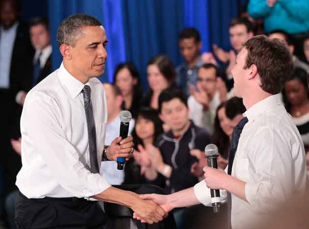 In pics: Barack Obama at Facebook Headquarters - News18