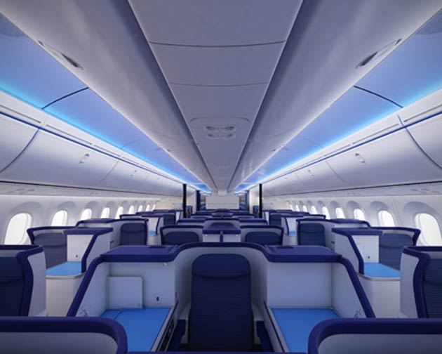 Inside The Boeing 787 Dreamliner Photogallery