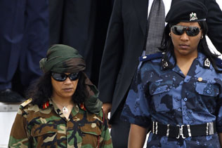 muammar bodyguards gaddafi