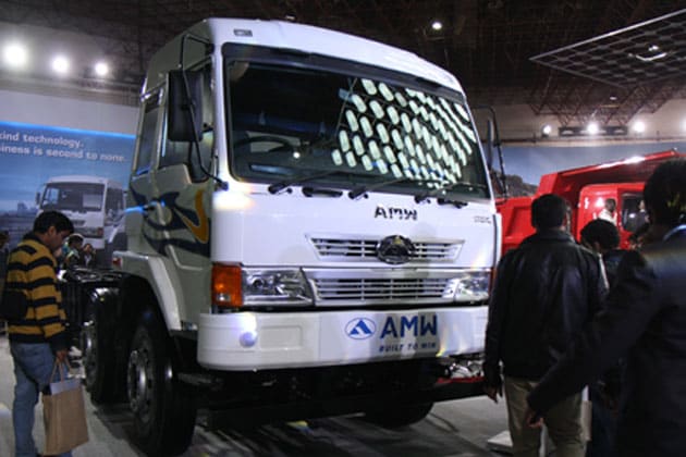 Auto Expo 2012: AMW shows a bus and two new trucks