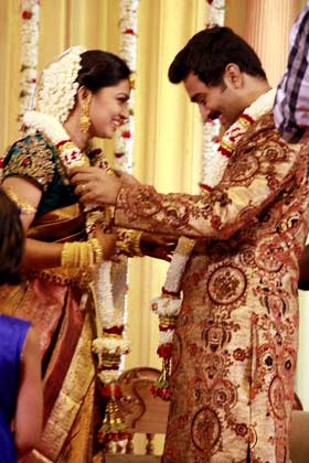 Southern Stars Sneha And Prasanna Get Married Photogallery