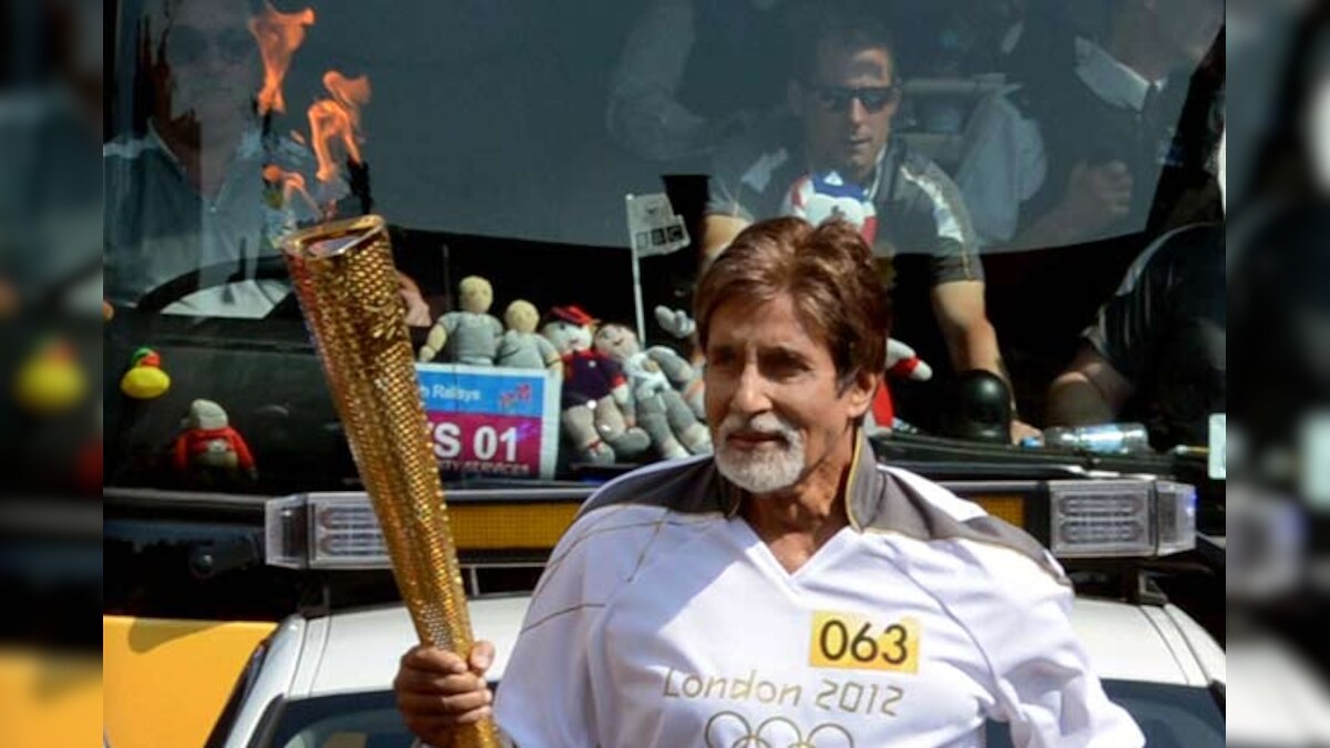 Amitabh Bachchan carries London Olympic torch News18