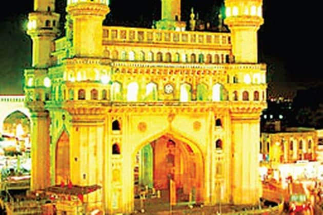 Image result for charminar at night
