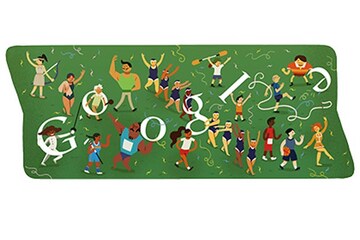 Soccer 2012 Doodle - Google Doodles