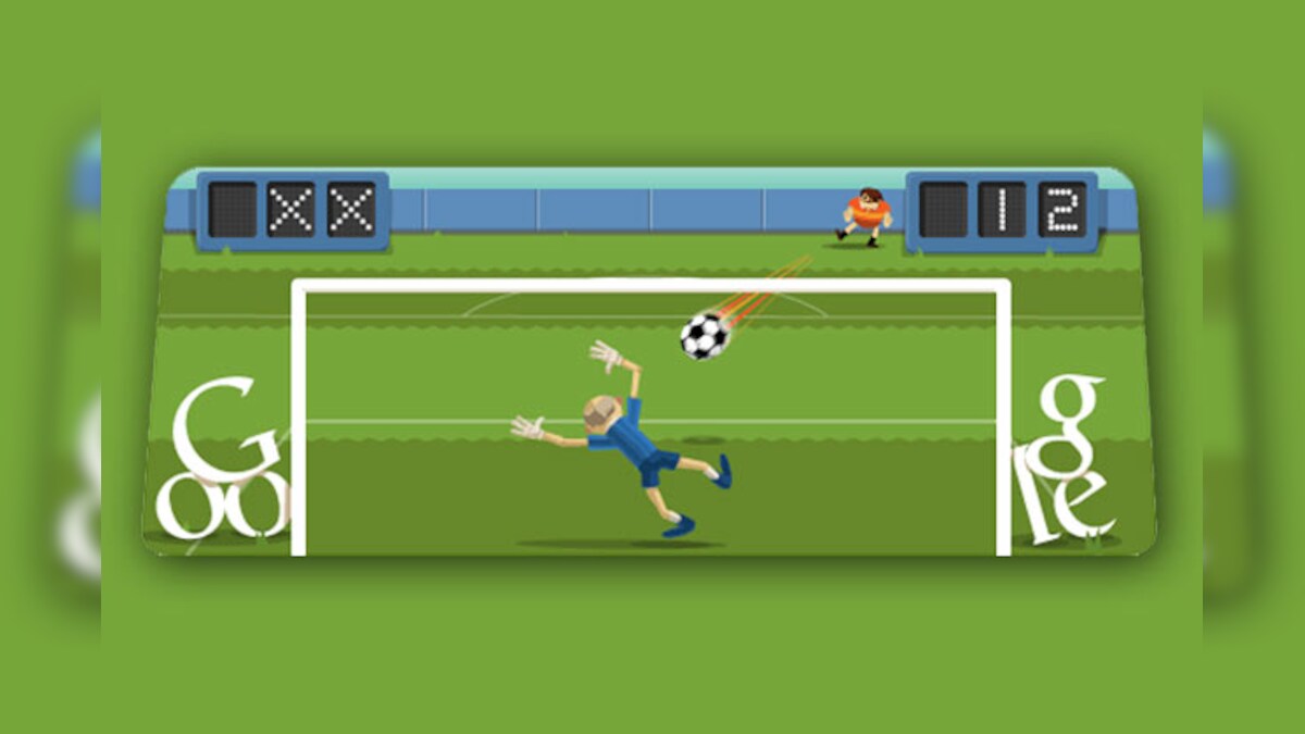 London 2012 football – Friday's Google doodle game