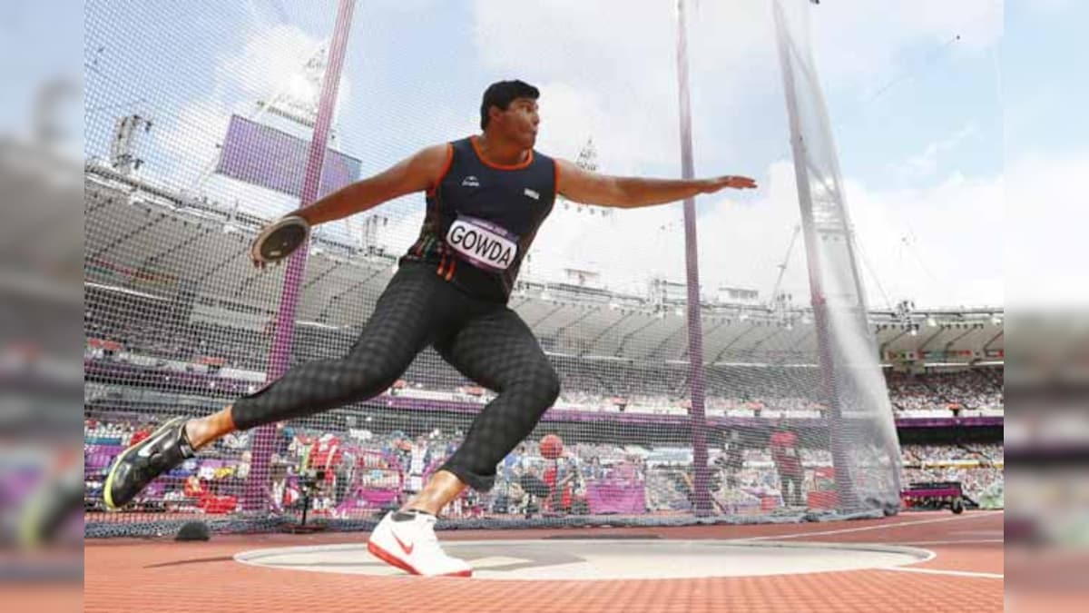 Gowda finishes a lowly 8th in discus throw
