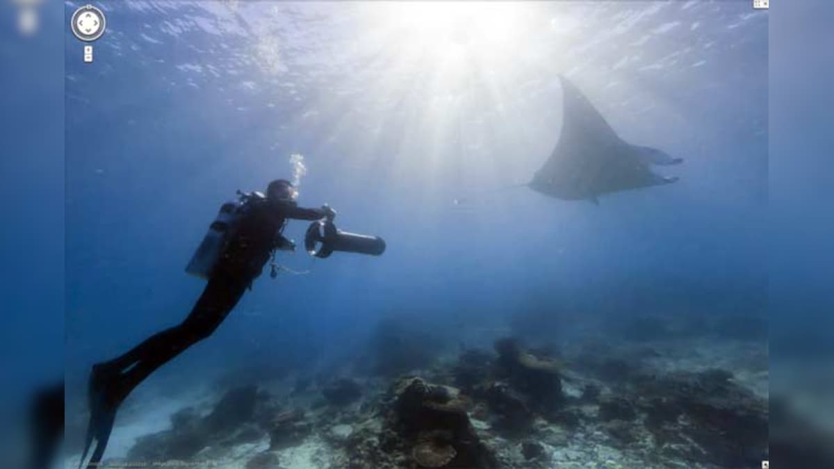 Google Maps goes underwater with panoramic images