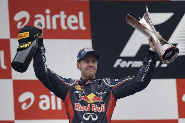 Vettel zips home to win Indian GP 2012 picture