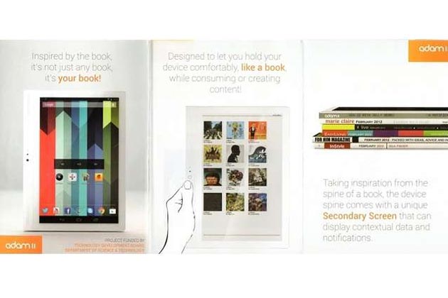 Notion Ink reveals dual-screen Adam II tablet; price Rs 12,000 - News18