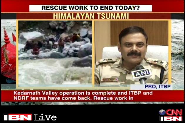 Kedarnath rescue operation complete, says itbp