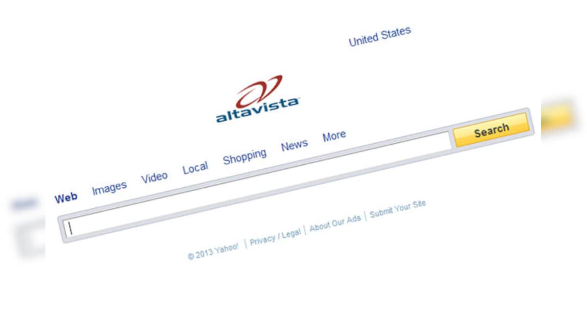Yahoo sends the once popular search engine AltaVista to the