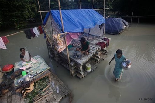 1.2 lakh people affected in Assam floods