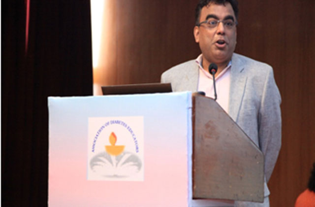 In India about eight to ten crore people are diabetic, estimates Dr