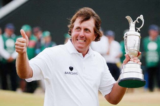 Phil Mickelson climbs rankings after British Open victory