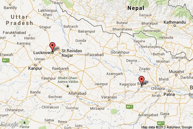 Lucknow To Ballia Road Map 2 Pedestrians Killed, 1 Injured After Being Hit By Truck On Lucknow-Ballia  Road