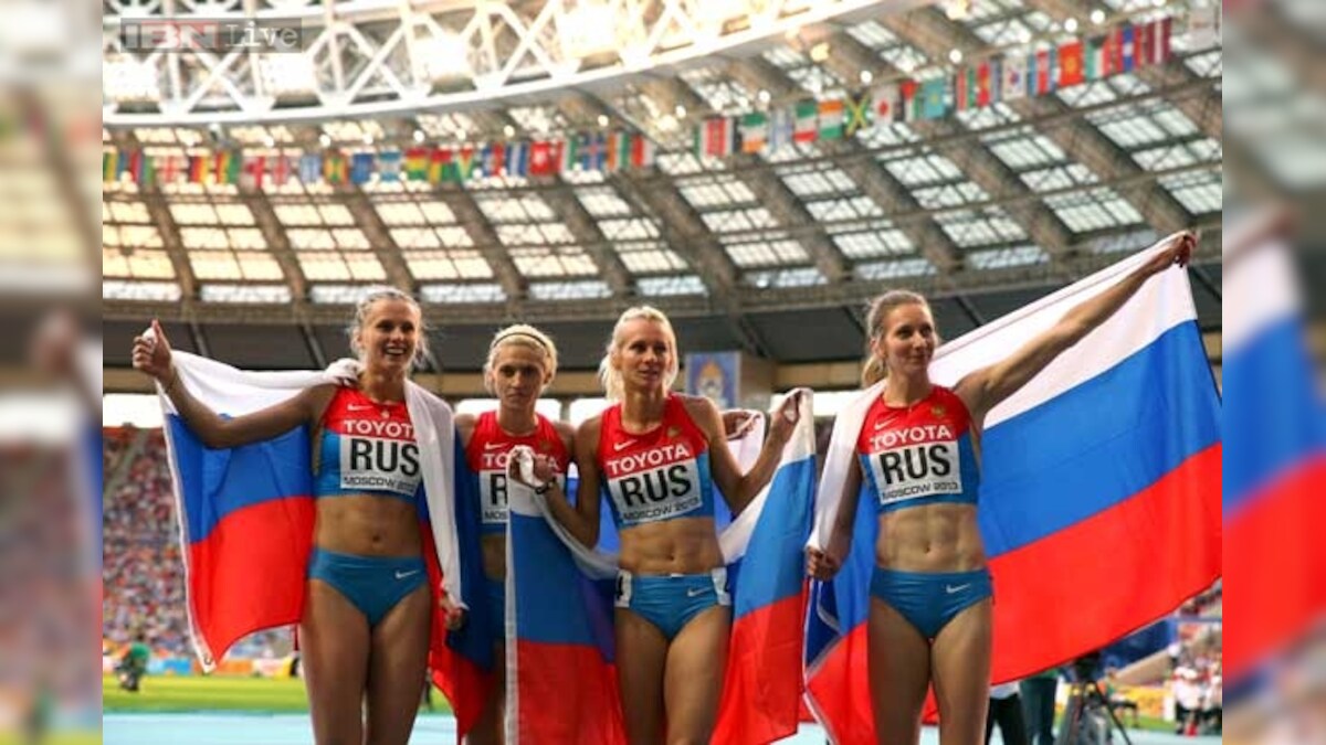 Russia win women's 4x400 relay at World Championships