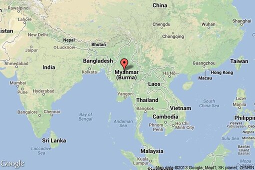 Thailand In Map From India India-Thailand Road Link By 2015