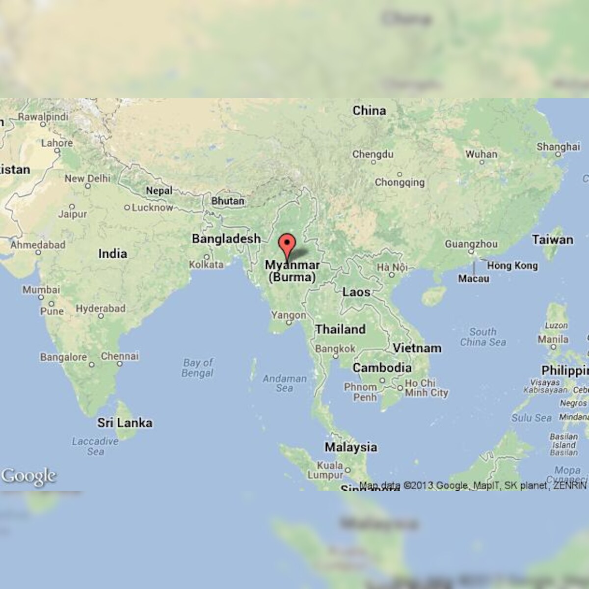 Thailand In India Map India-Thailand Road Link By 2015