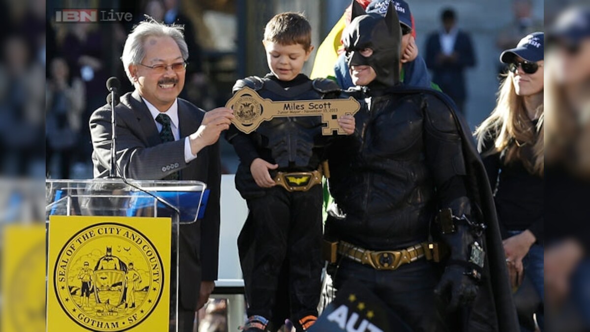 5yearold Batkid 'saves' San Francisco, social media darling