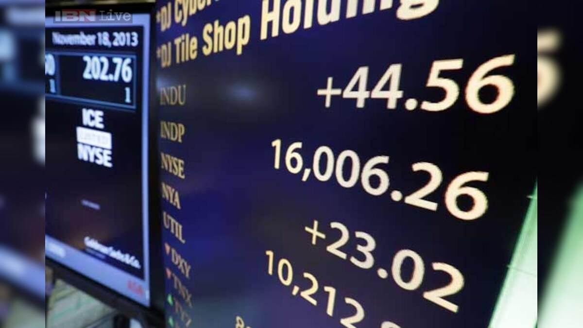 Dow Jones average closes above 16,000 for the first time