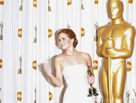 Jennifer Lawrence is scared of losing her Oscar trophy
