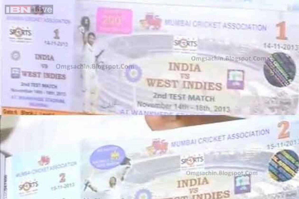 Sachin Tendulkar S 200th Test Tickets Sold Out Kyazoonga Com