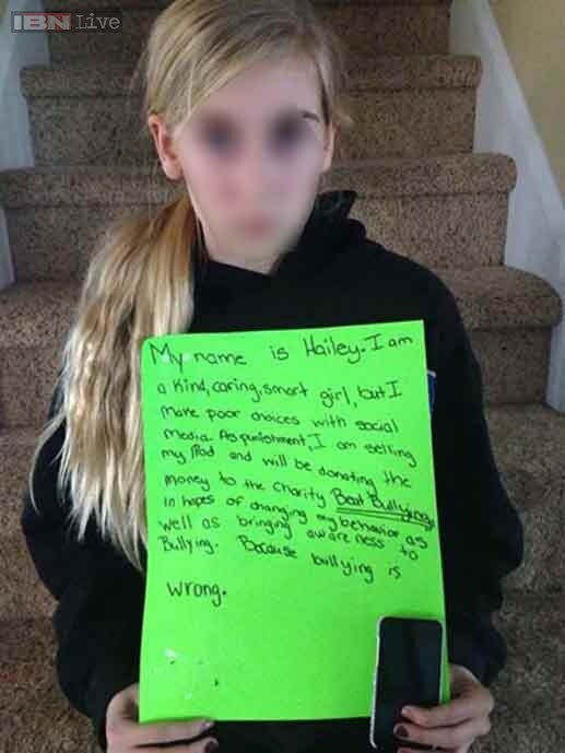 Mom Shames Cyber Bully Daughter By Posting Her Photo Holding An Apology ...