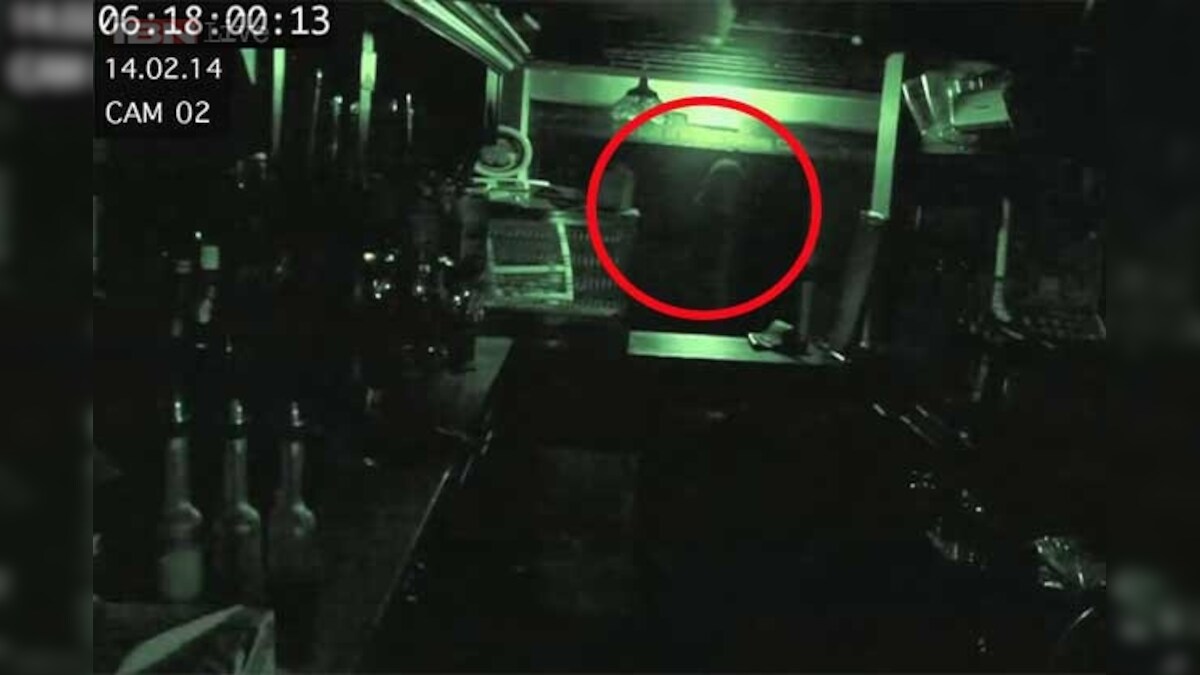 Chilling CCTV footage shows ghostlike figure inside one of UK's oldest