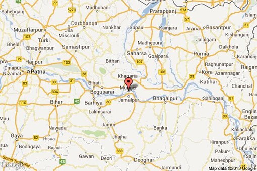 Map Of Munger District Two Arms Suppliers Arrested In Munger