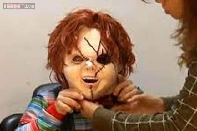 scary chucky is disneyland crossy road and then chuck-e-cheese