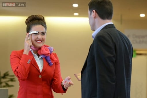 Virgin Atlantic using Google Glass for faster check-ins, to improve customer experience