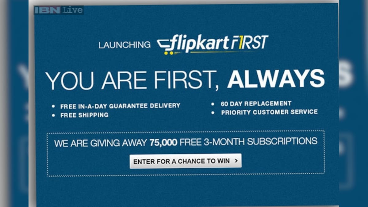 Flipkart First Flipkart announces paid subscription service; benefits