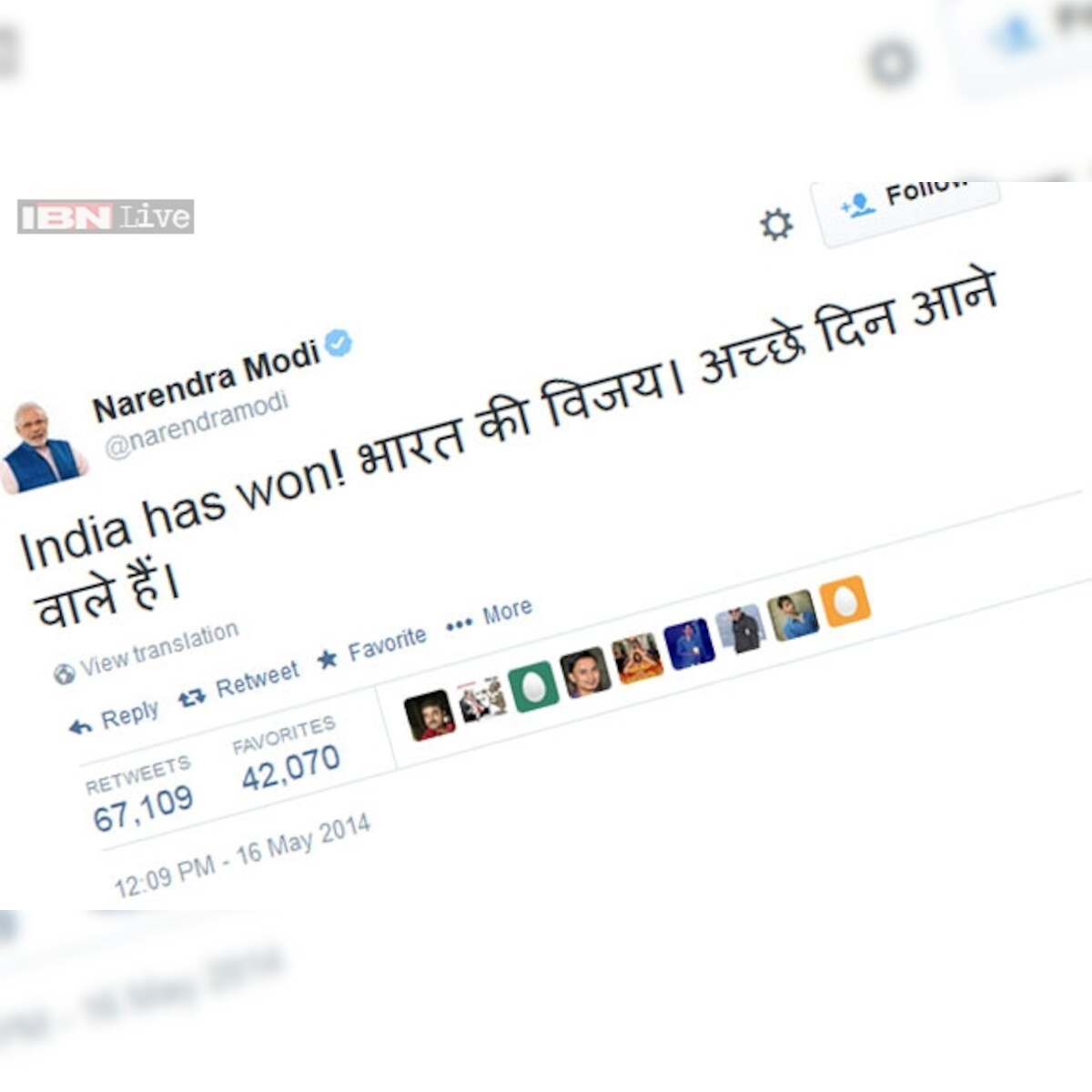 Top 5 Most Retweeted Tweets From India