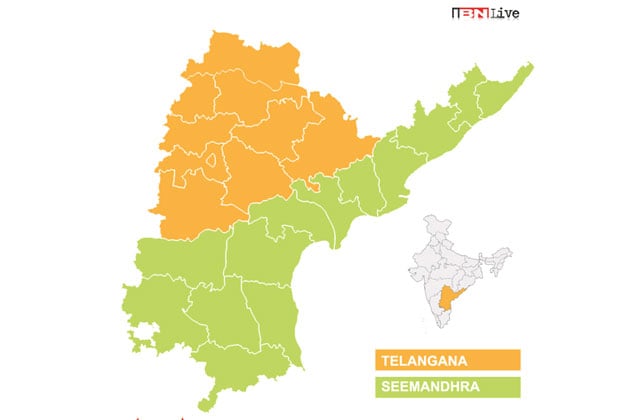 Ap And Telangana Map Ap Bifurcation: Government Makes Provisional Allocation Of Buildings