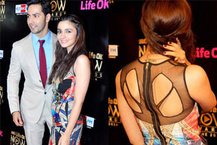 Life Ok Now Awards: Alia Bhatt flaunts 'Pataka' tattoo, joins Varun Dhawan and TV stars for the gala night Life Ok Now Awards: Alia Bhatt flaunts 'Pataka' tattoo, joins Varun Dhawan and TV stars for the gala night