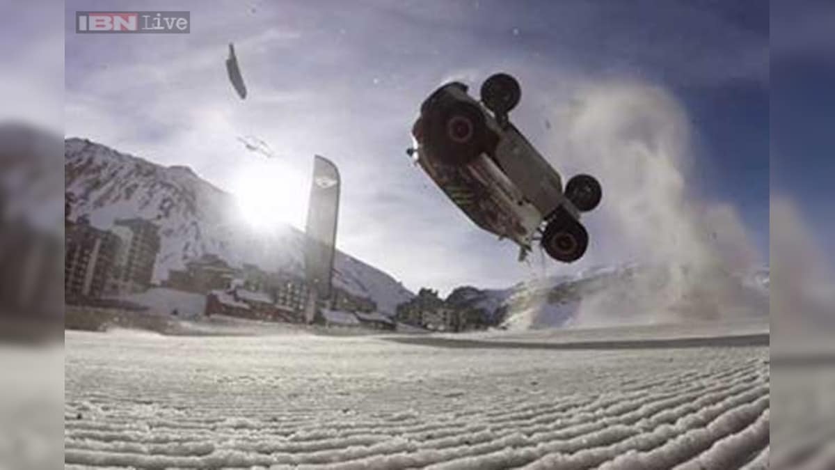 Watch This attempt to break the world record for the longest car jump