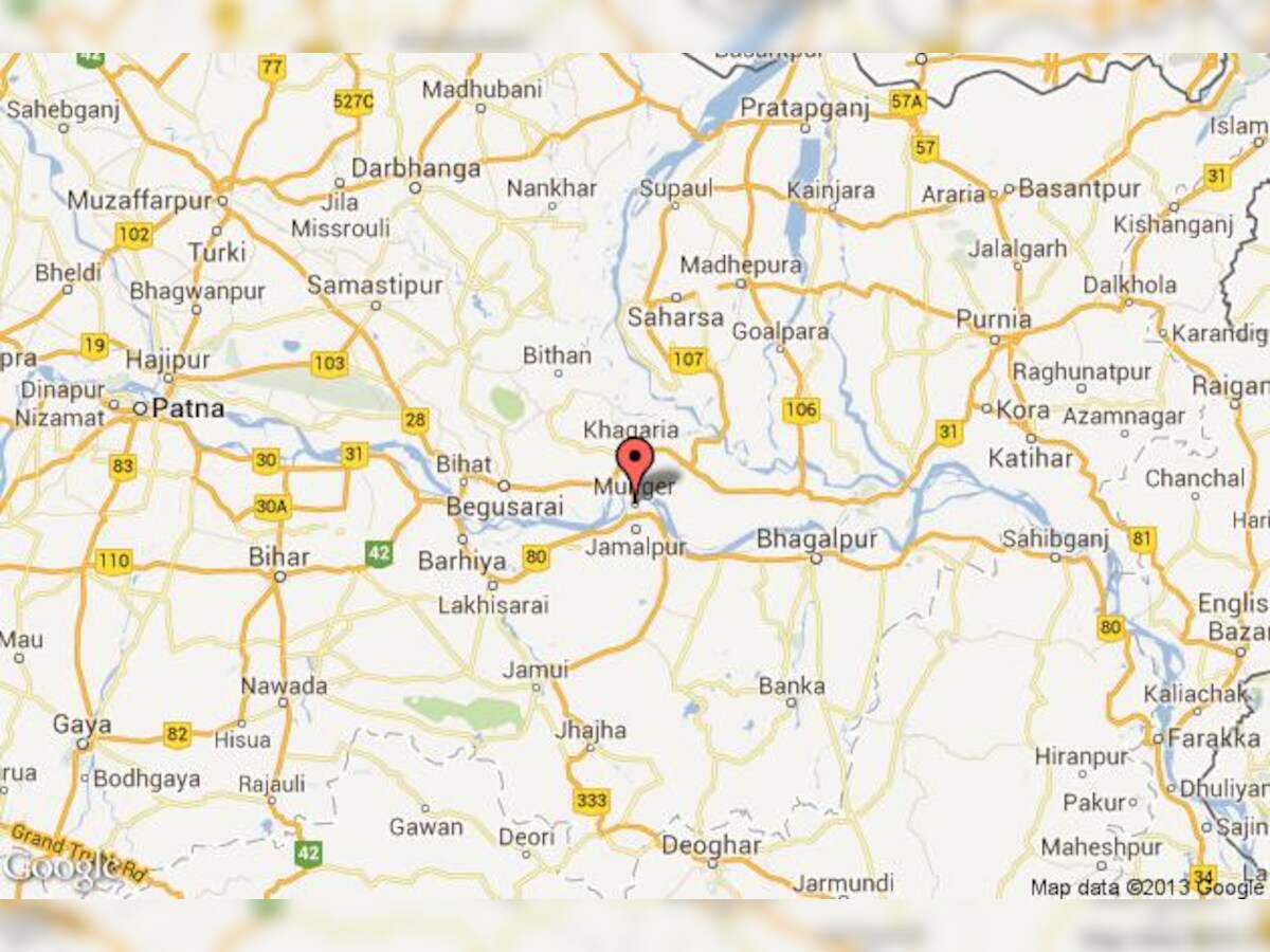 Munger In Bihar Map Made In Munger: A Bihar 'Cottage Industry' Trusted By Criminals