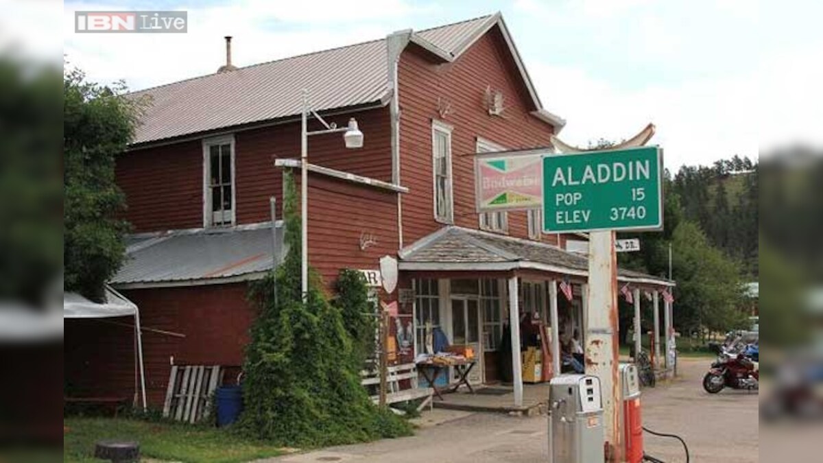 For sale Aladdin. A tiny town in Wyoming named Aladdin is up for sale